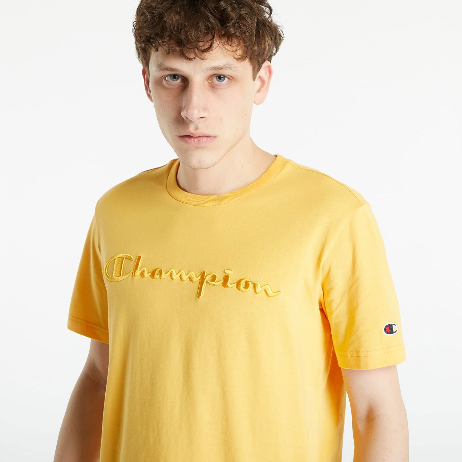 Тениска Champion Crewneck T-Shirt Жълто | 218490 CHA YS126, 1