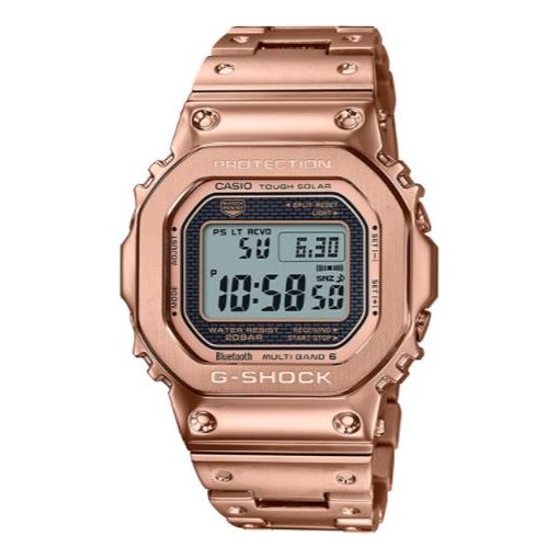 Часовник CASIO G-Shock Full Metal Tough Solar Bluetooth Multi Band 6 Watch Металик | GMW-B5000GD-4, 0