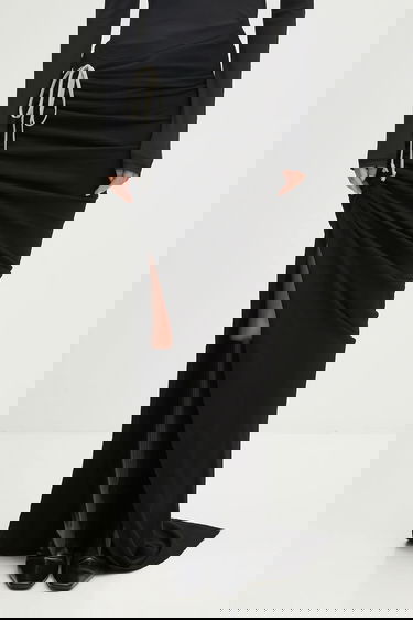 Пола Rick Owens Rick Owens DRKSHDW Soft Edfu Long Maxi Skirt Черно | DS02E7337.JDB, 0