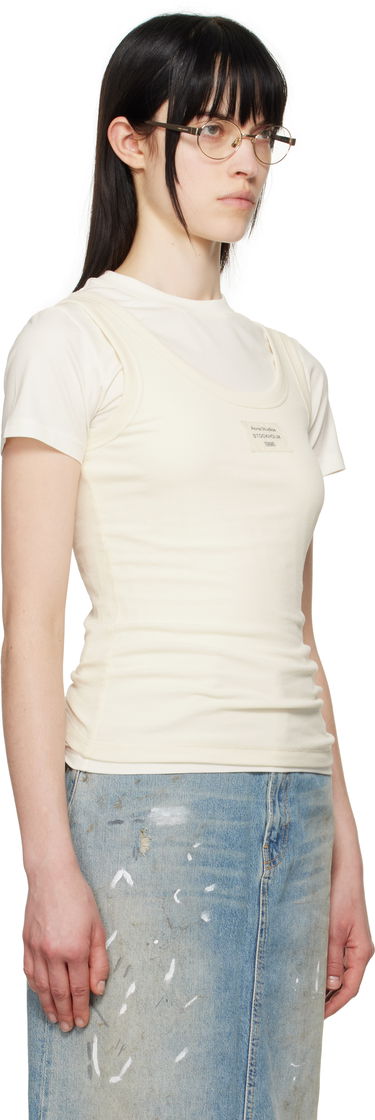 Потник Acne Studios Acne Studios Layered T-Shirt Бежово | AL0436-, 1