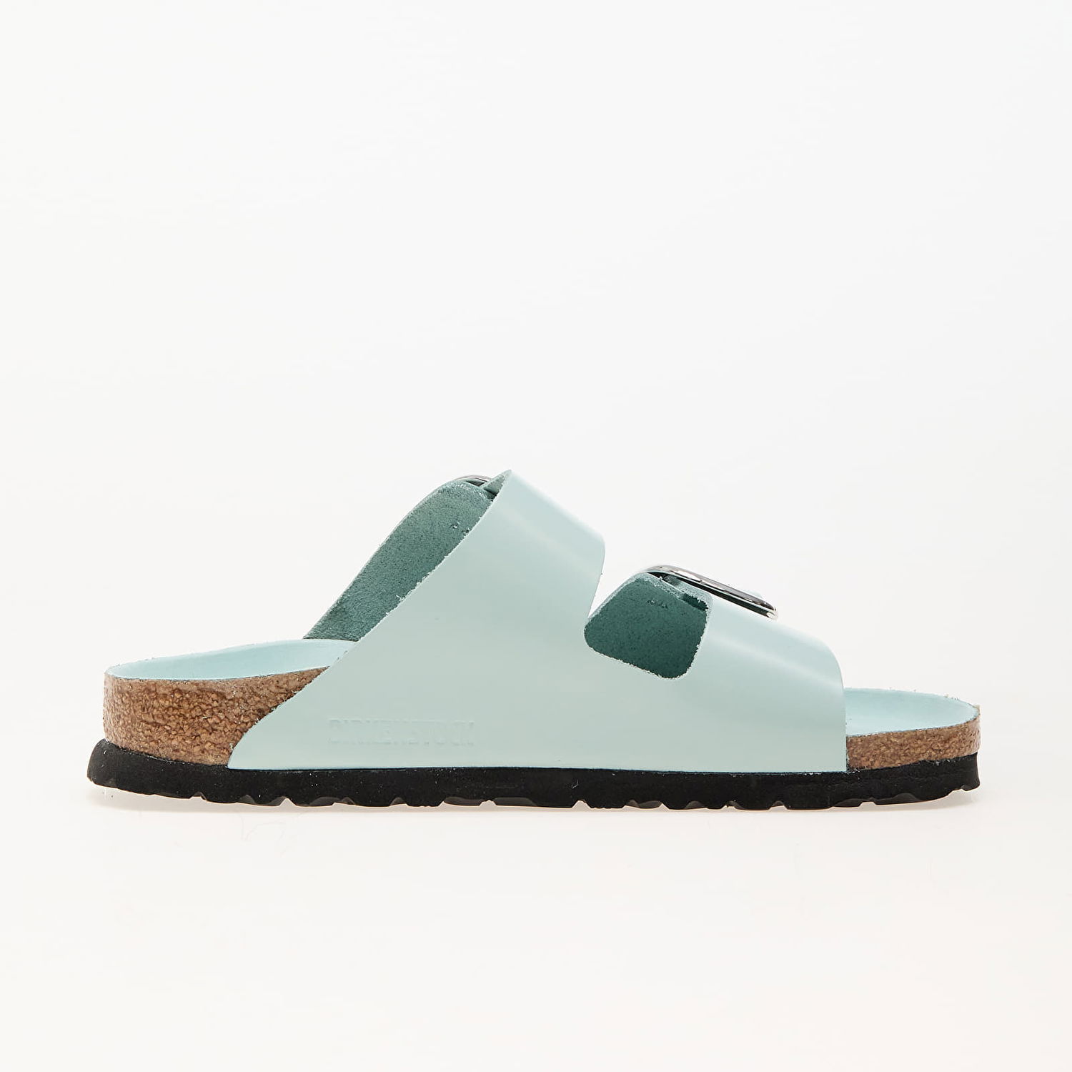 Кецове и обувки Birkenstock Arizona Big Buckle Natural Leather Patent W Тюркоазено | 1026495, 1