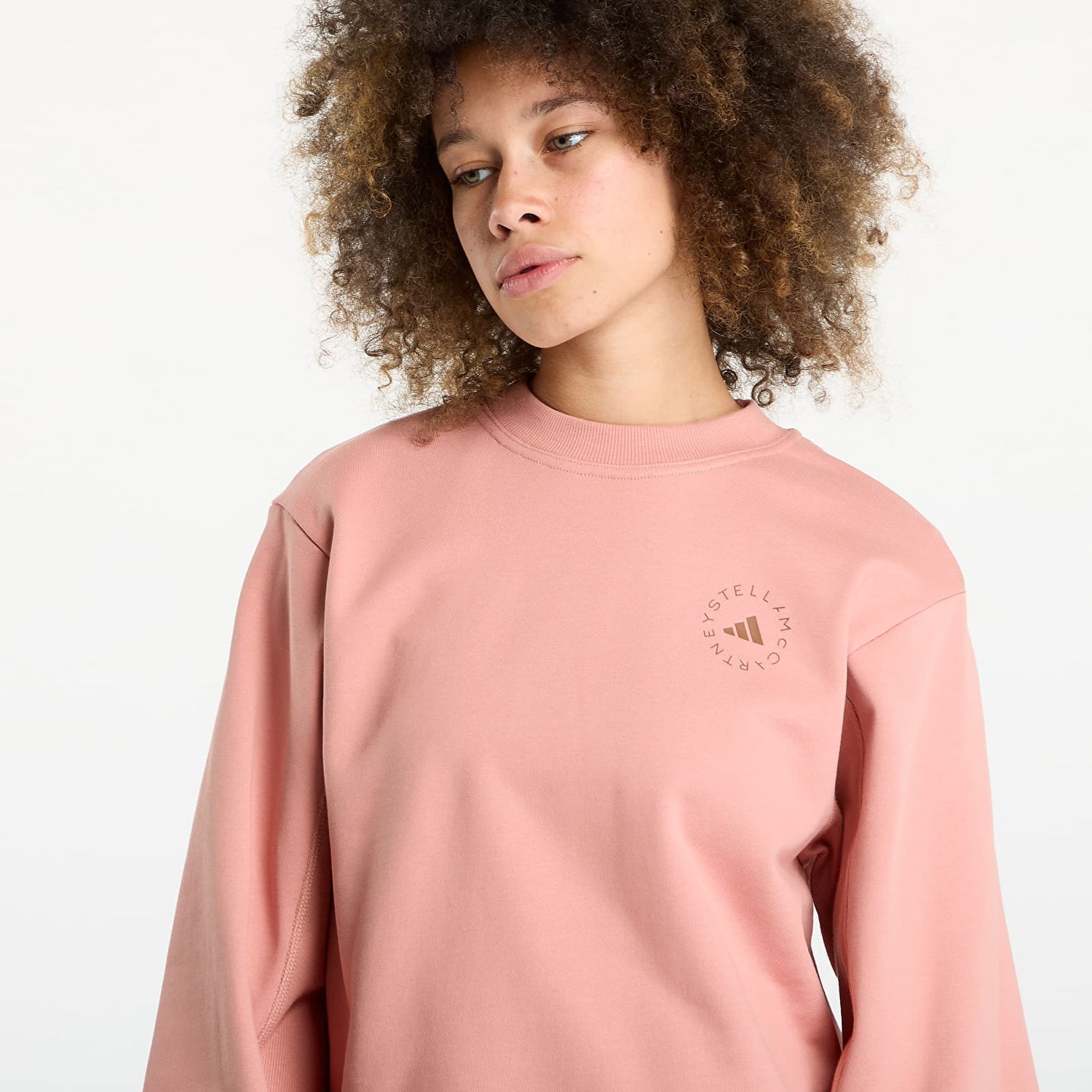 Пуловер adidas Originals adidas by Stella McCartney Regular Sweatshirt Розово | JX6784, 1