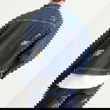 Яке Patta Patta Whole Lotta Labels Denim Jacket Синьо | POC-AW25-4200-348-0022-197, 3
