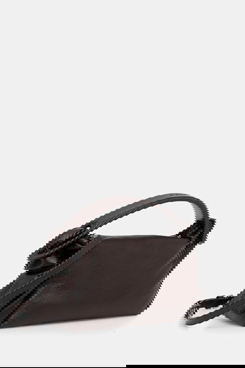 Дамска чанта KENZO Kenzo Knotted Leather Shoulder Bag Кафяво | FE62SA818L01, 1