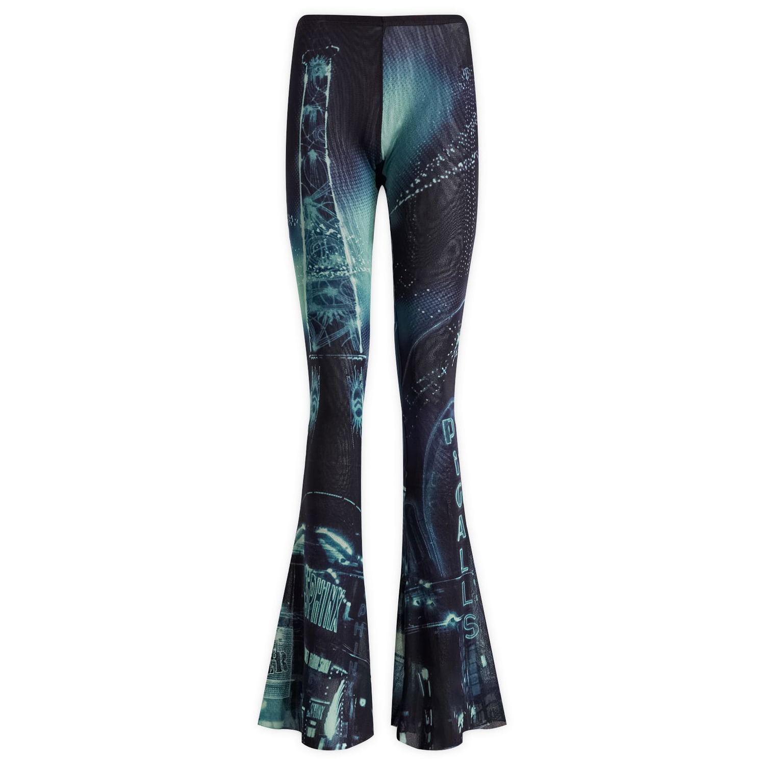 Клинове Jean Paul Gaultier Pigalle Print Mesh Trousers Черно | 2430FPA157T55259560100, 1