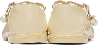 Кецове и обувки Jimmy Choo Eleri Ballerina Flats Бежово | ELERI BALLERINA/C, 1