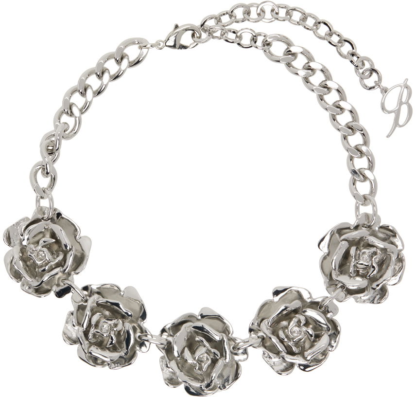 Колие Blumarine Blumarine Roses Chain Choker Necklace Металик | P422W236A, 0
