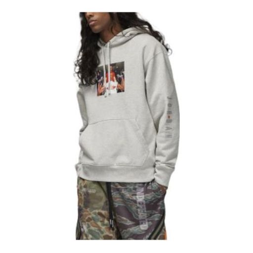 Суитчър Jordan UNDEFEATED Collaboration Men's Hoodie Сиво | DX6318-050