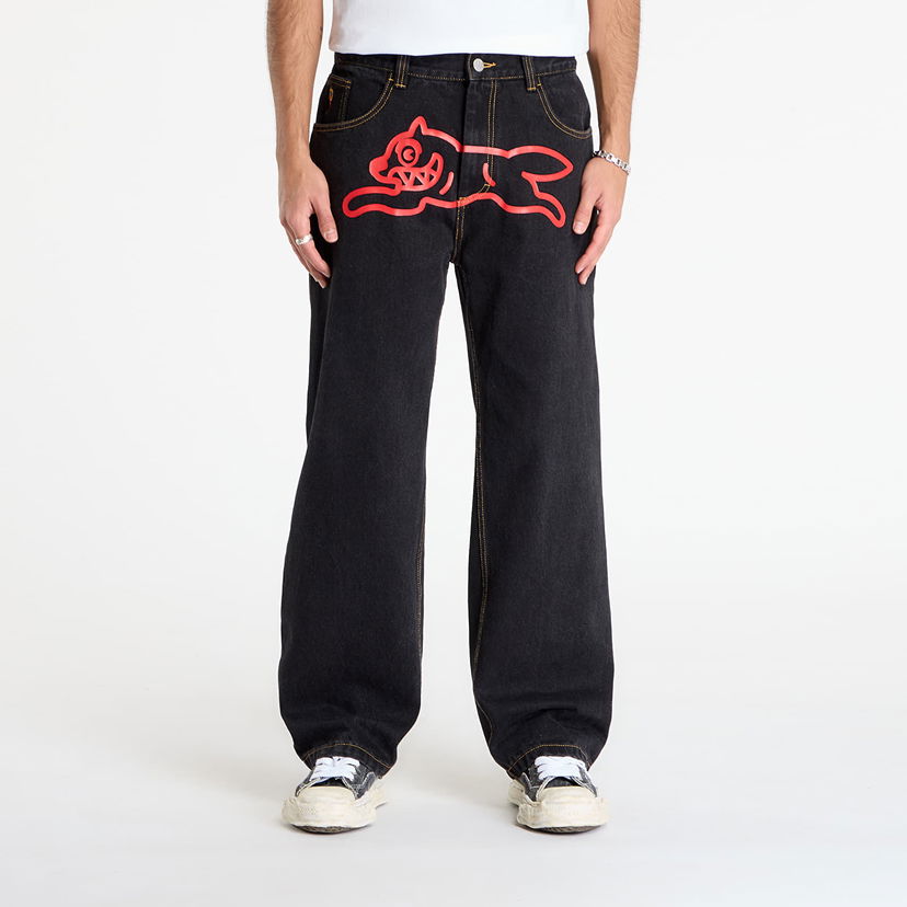 Дънки BILLIONAIRE BOYS CLUB Running Dog Double Scoop Denim Pant Черно | ICD002 Black