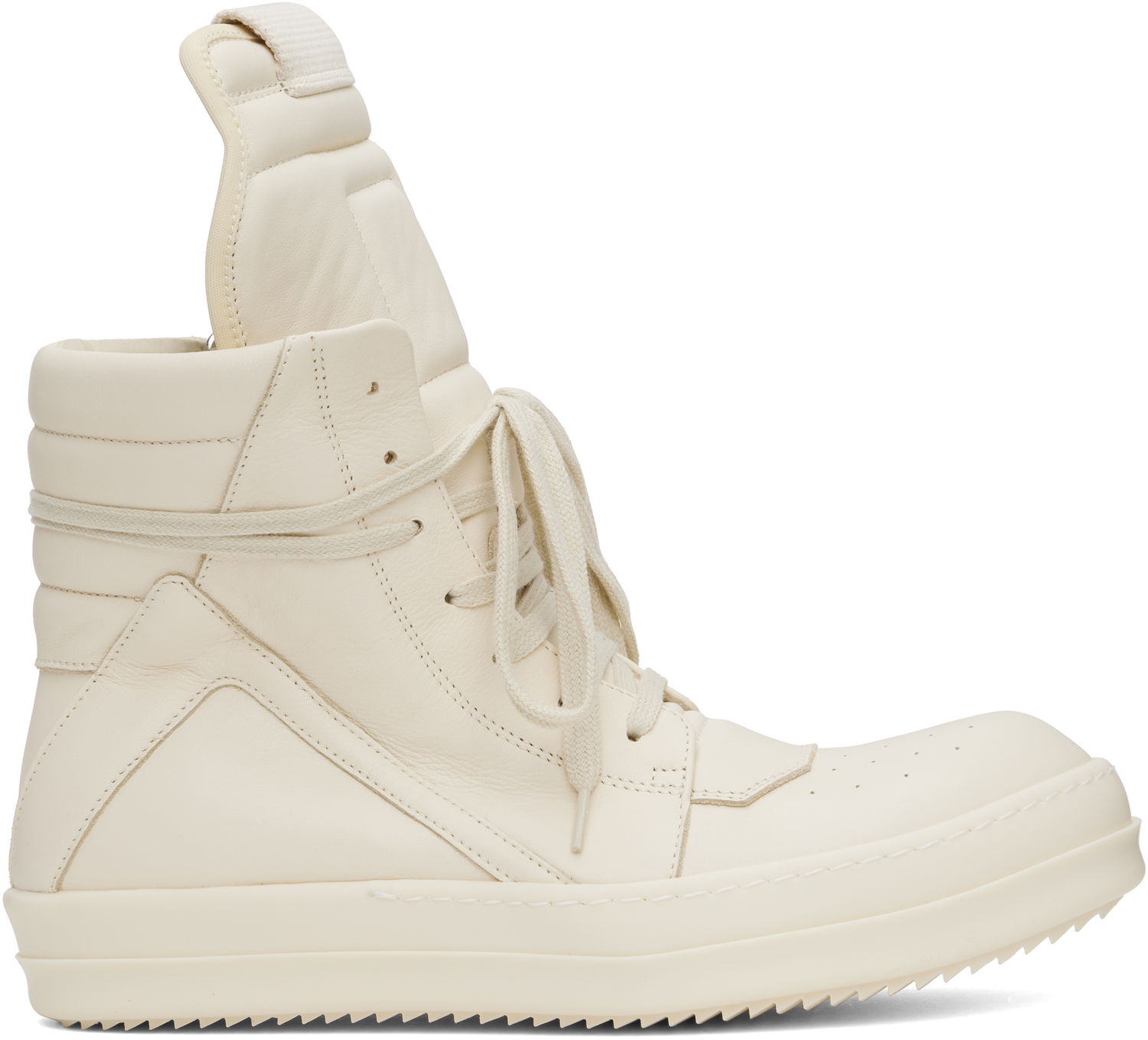 Облекло Rick Owens Rick Owens Hollywood Geobasket Бяло | RU01E5894 LCO, 0