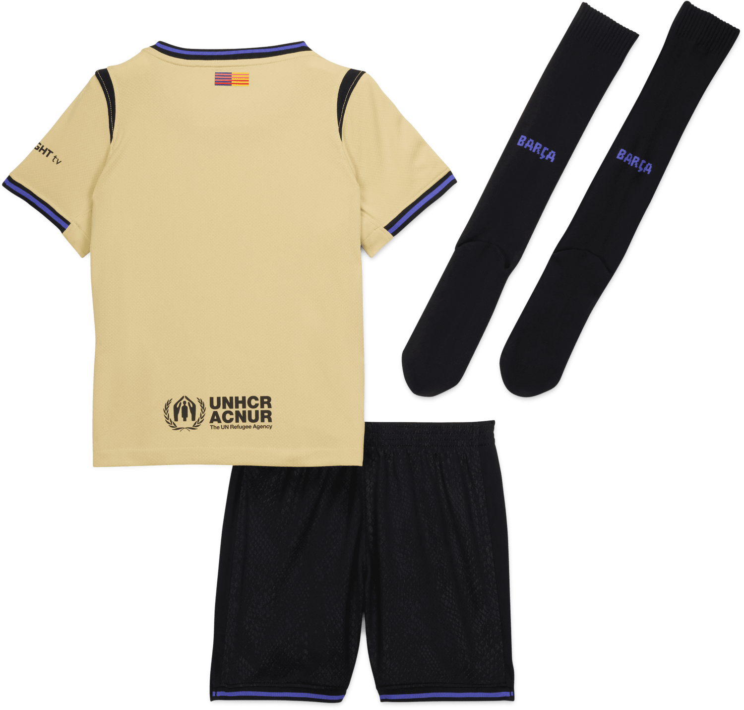 Фланелка Nike FC Barcelona Dri-FIT Minikit Away Jersey Set 2025/26 Жълто | hj5618-784, 1