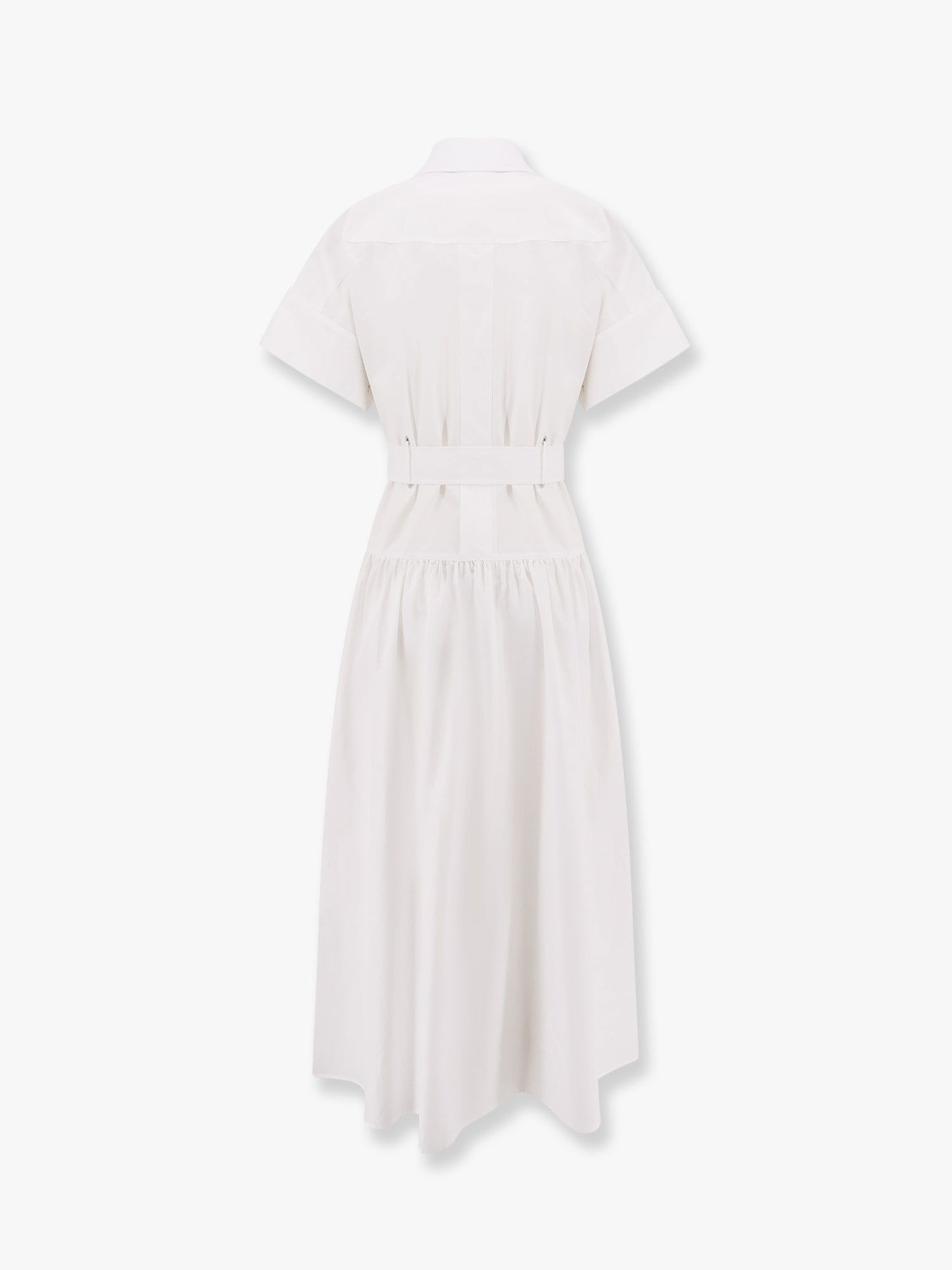Pокля Max Mara Max Mara Agoraio Cotton Poplin Midi Shirtdress Бяло | 2511221062600001, 1