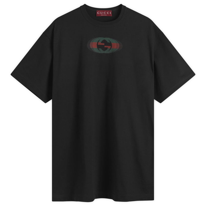 Тениска Gucci Men's Back Logo T-Shirt in Black, Size Small | END. Clothing Черно | 795957-XJGQ5-1152