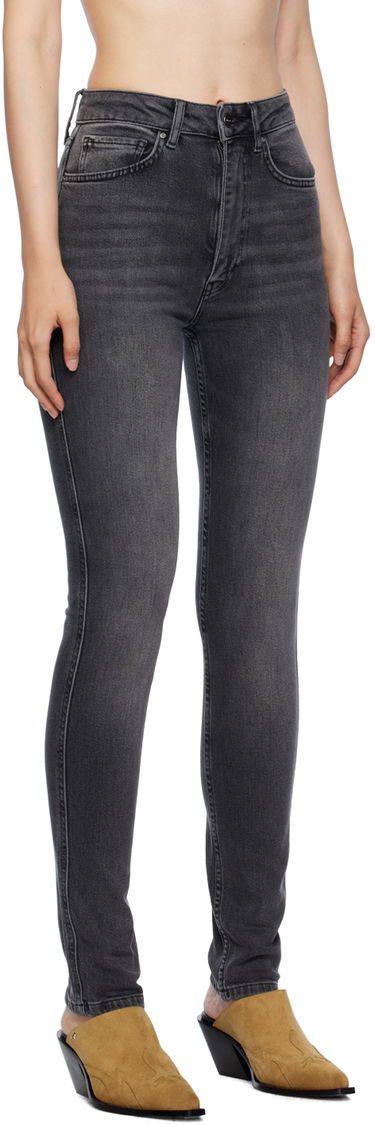 Дънки Anine Bing Beck Slim-Fit Jeans Сиво | A-06-0141-059, 1