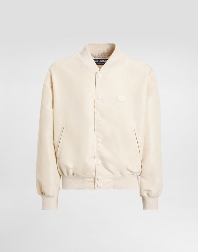 Dolce & Gabbana Technical Fabric Bomber Jacket With Tag