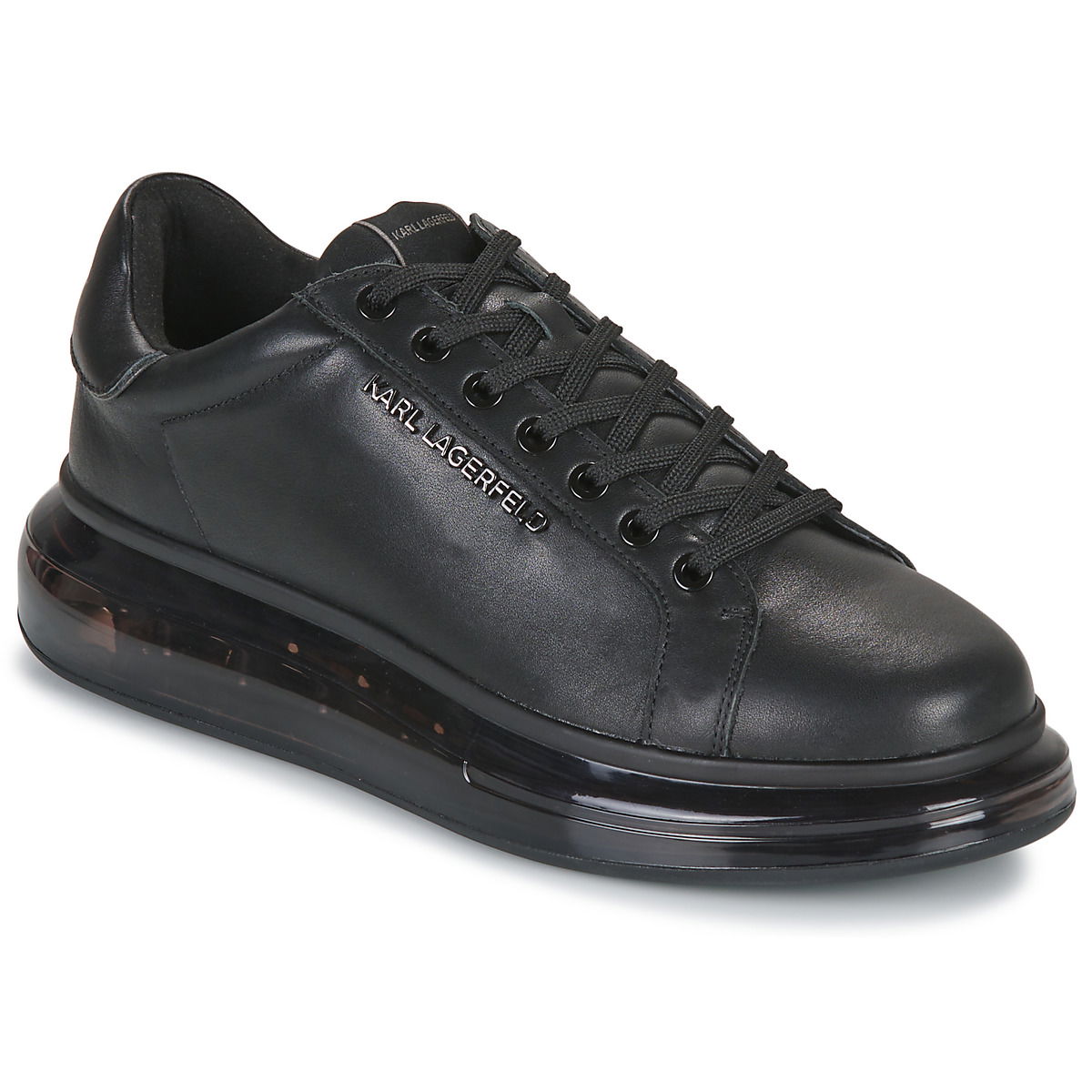 Кецове и обувки KARL LAGERFELD KAPRI KUSHION Lo Lace Lthr Черно | KL52625-00X, 1