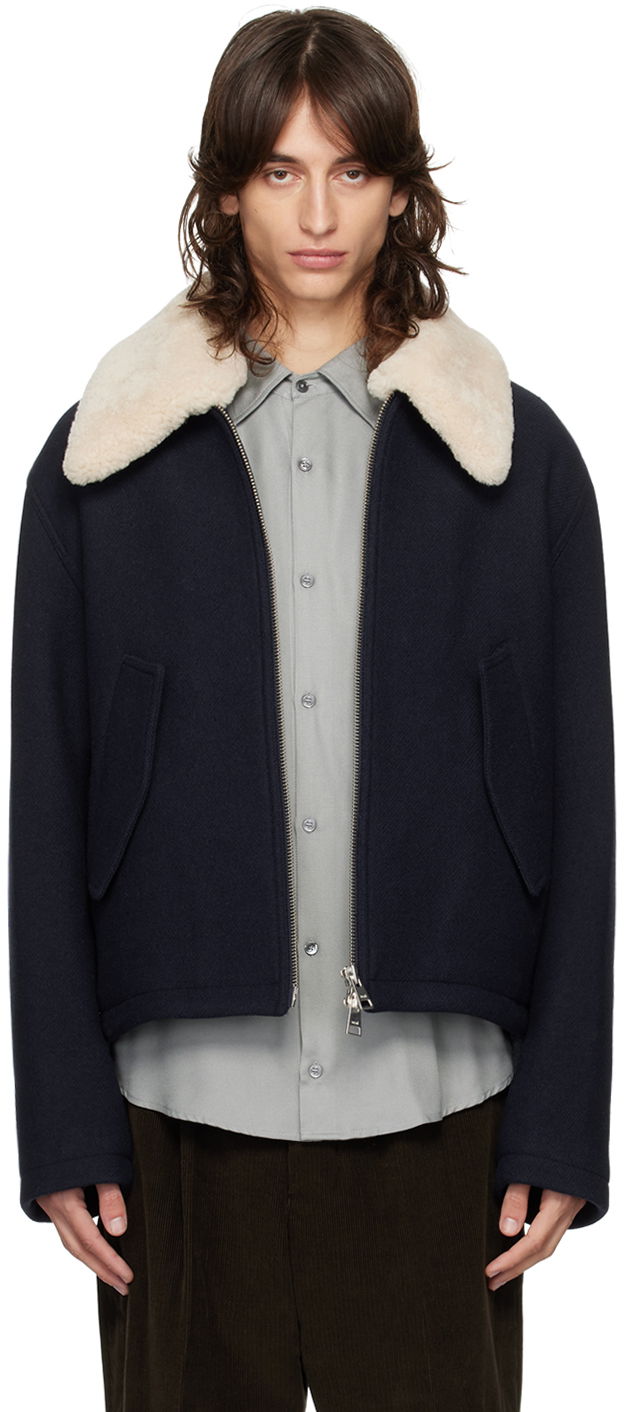 Paris Navy Short Jacket