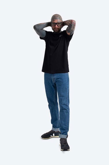 Тениска WOOD WOOD Sami Info T-Shirt With Print Черно | 12135720.2491, 1