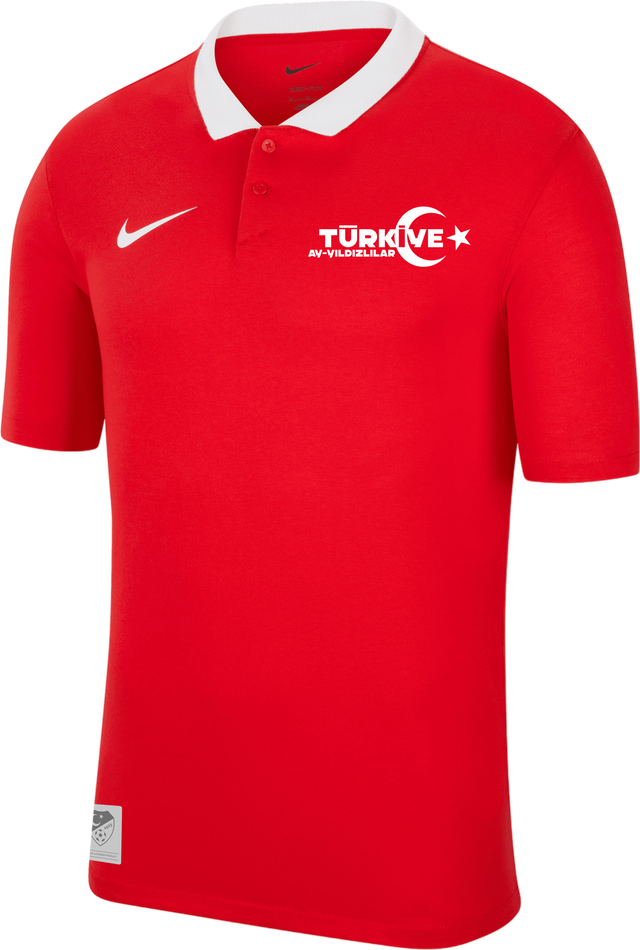 Polo Shirt with White Collar Turkey National Team EC 2024