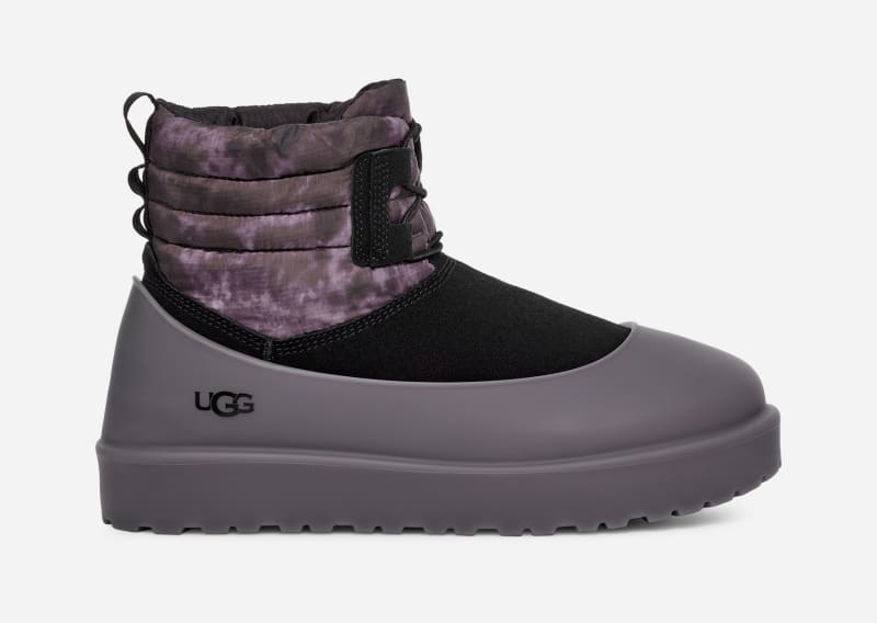 Кецове и обувки UGG ® Classic Mini Lace WEA Сиво | 1143990-BLK