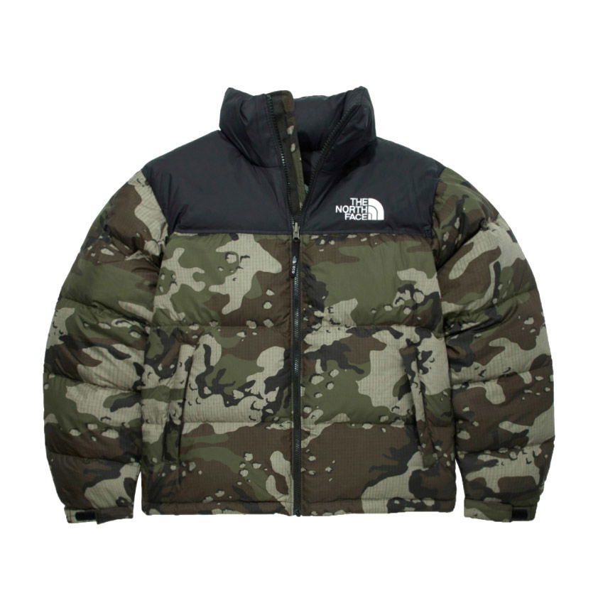 Пухо яке The North Face 1996 Retro Nuptse Packable Jacket Woodland Camo Зелено | NJ1DM62H, 0