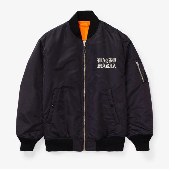 Яке WACKO MARIA Ma-1 Flight Jacket Черно | 22FW-WMO-ML16, 0