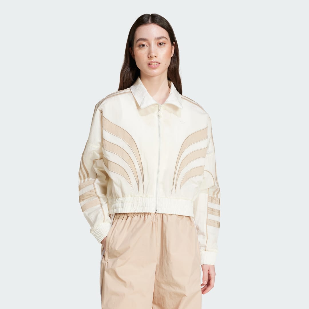Яке adidas Performance Atlanta Cut Line Loose Nylon Бяло | IY9239, 0