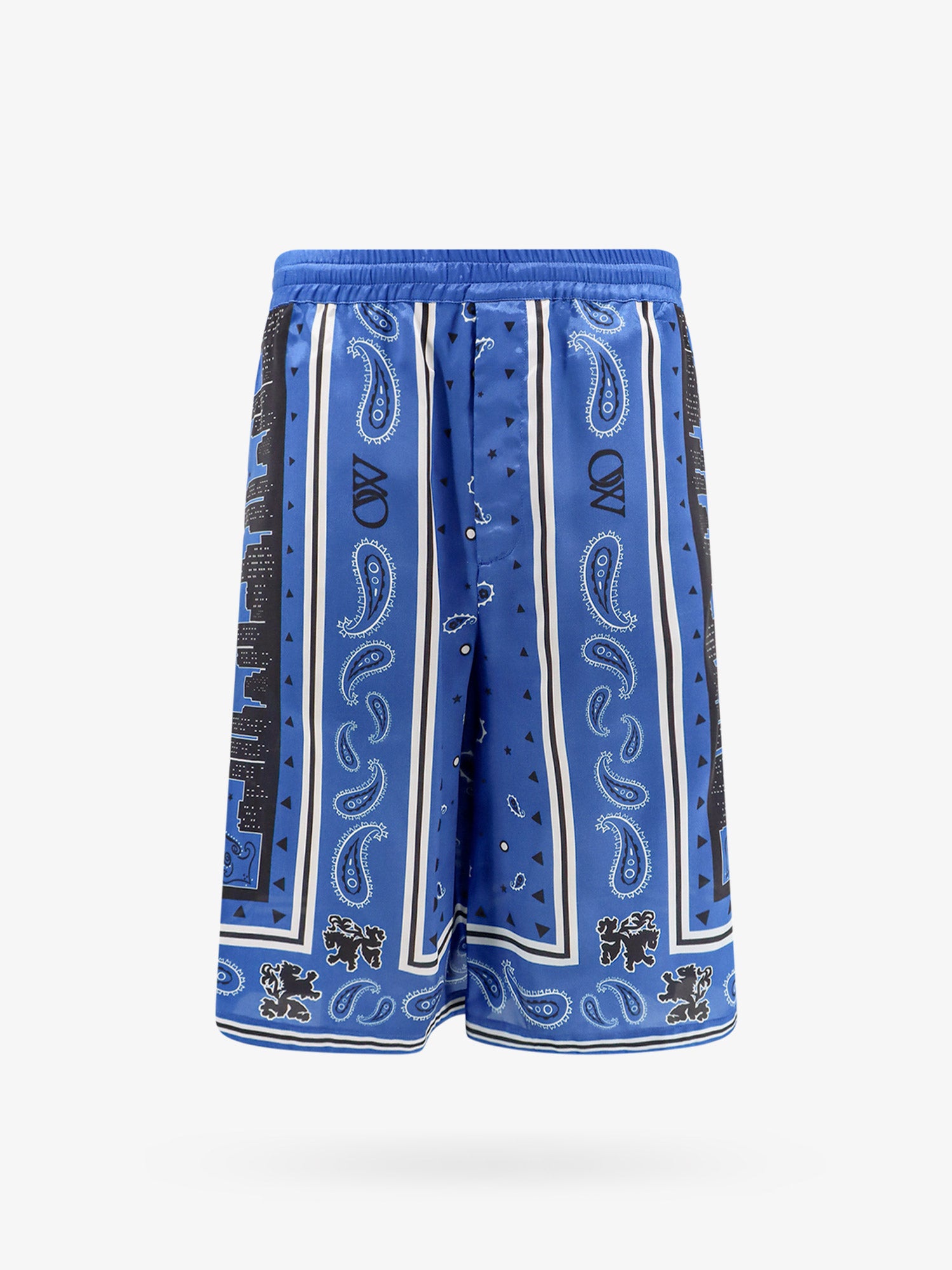 Къси панталони Off-White BERMUDA SHORTS - OFF WHITE Синьо | OMCB092S24FAB0014600, 0