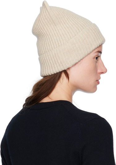 Шапка Acne Studios Acne Studios Square Face Logo Beanie Бежово | C40426-, 2