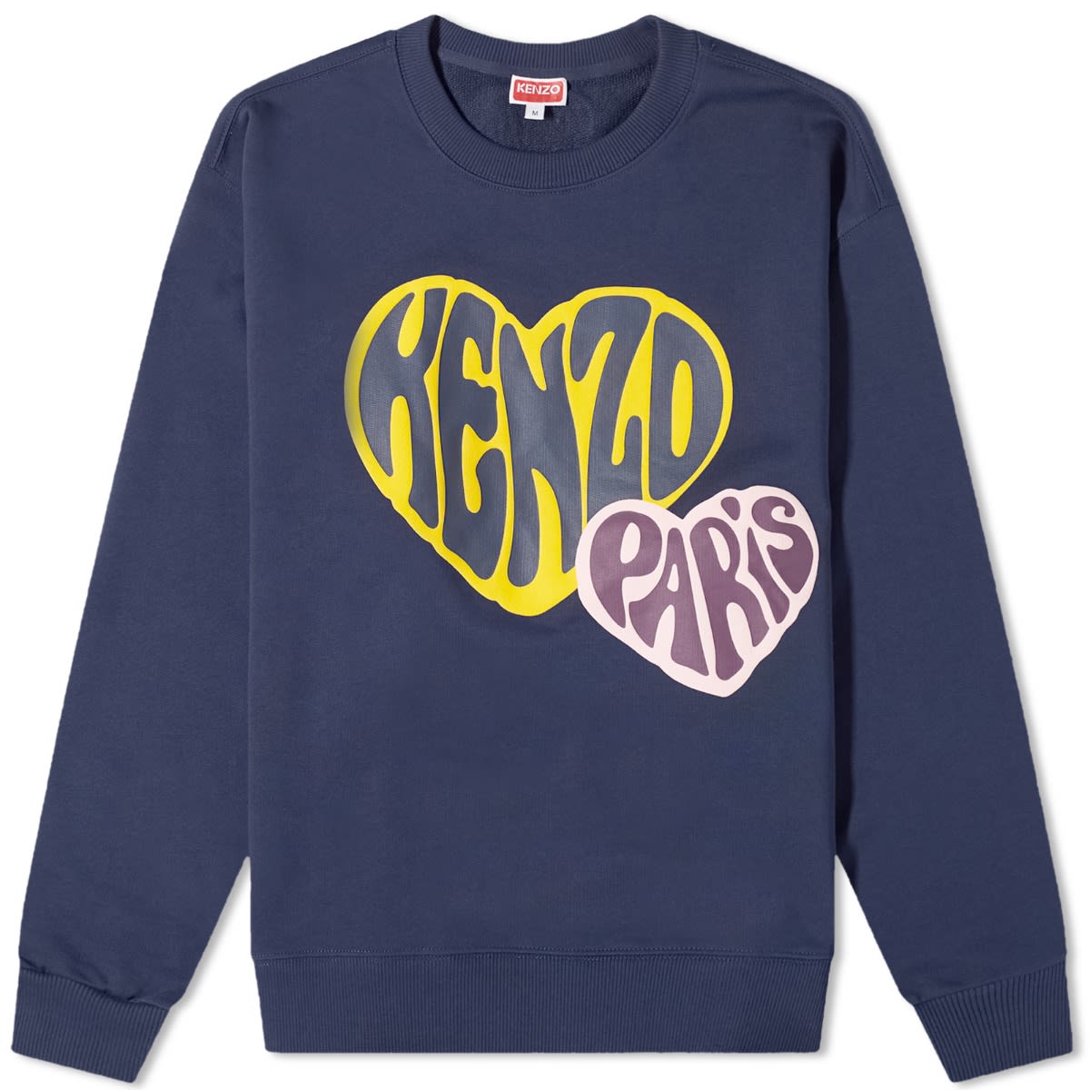 Суитчър KENZO Hearts Crew Sweat Тъмно синьо | FD65SW0814MF-77, 0