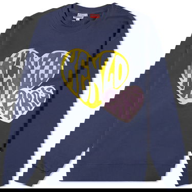 Суитчър KENZO Hearts Crew Sweat Тъмно синьо | FD65SW0814MF-77, 0