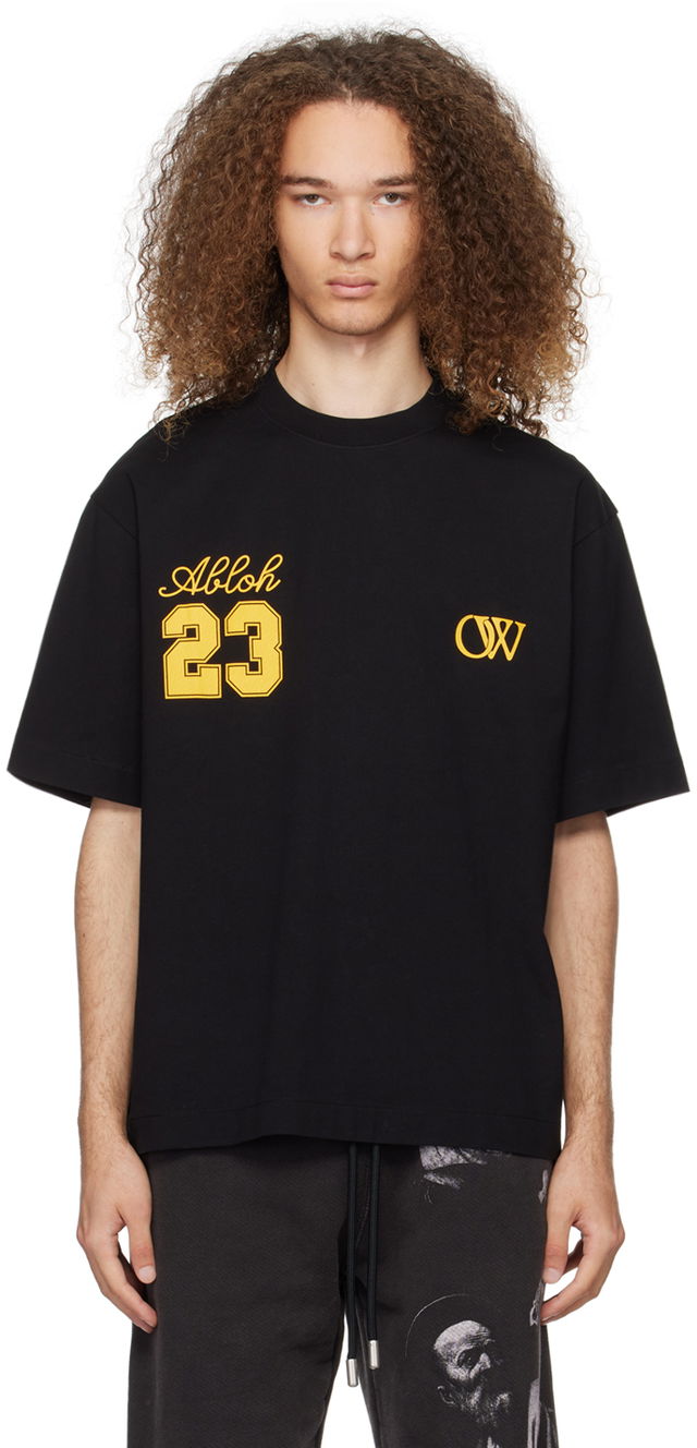 Black 'OW 23' Skate T-Shirt