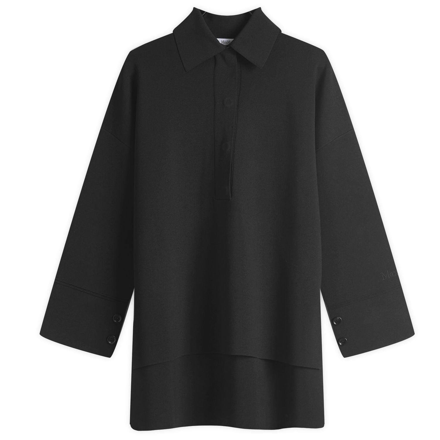 Пуловер Max Mara Max Mara Vand Polo Shirt Черно | 2511361068600-Black, 1