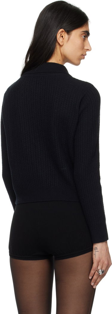 Пуловер Marc Jacobs Marc Jacobs Cable Knit Charm Cardigan Черно | 2S5RTP005K04, 2