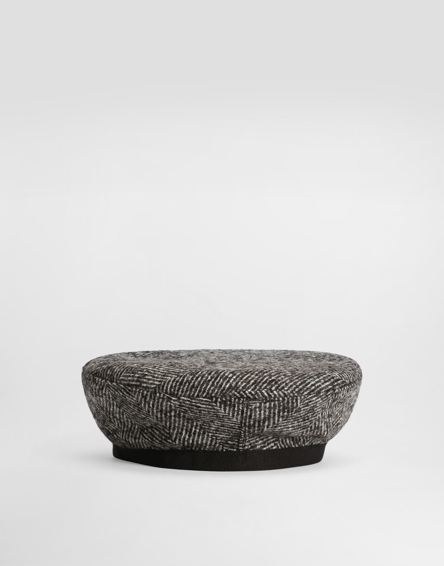 Барета Dolce & Gabbana Dolce & Gabbana Wool Blend Chevron Beret Сиво | LB5H43FCZAFS8030, 1