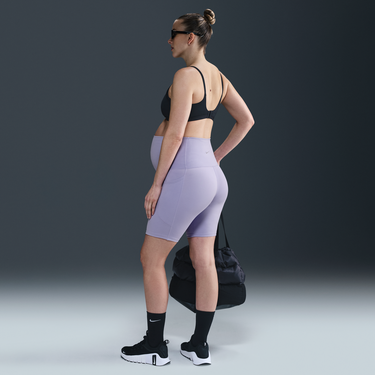 Сутиен Nike One Maternity High-Waisted Pocket Bike Shorts 8" (M) Лилаво | FN3247-533, 2
