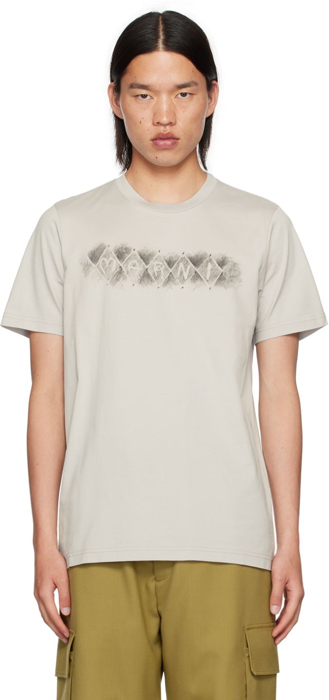 Argyle Print T-Shirt