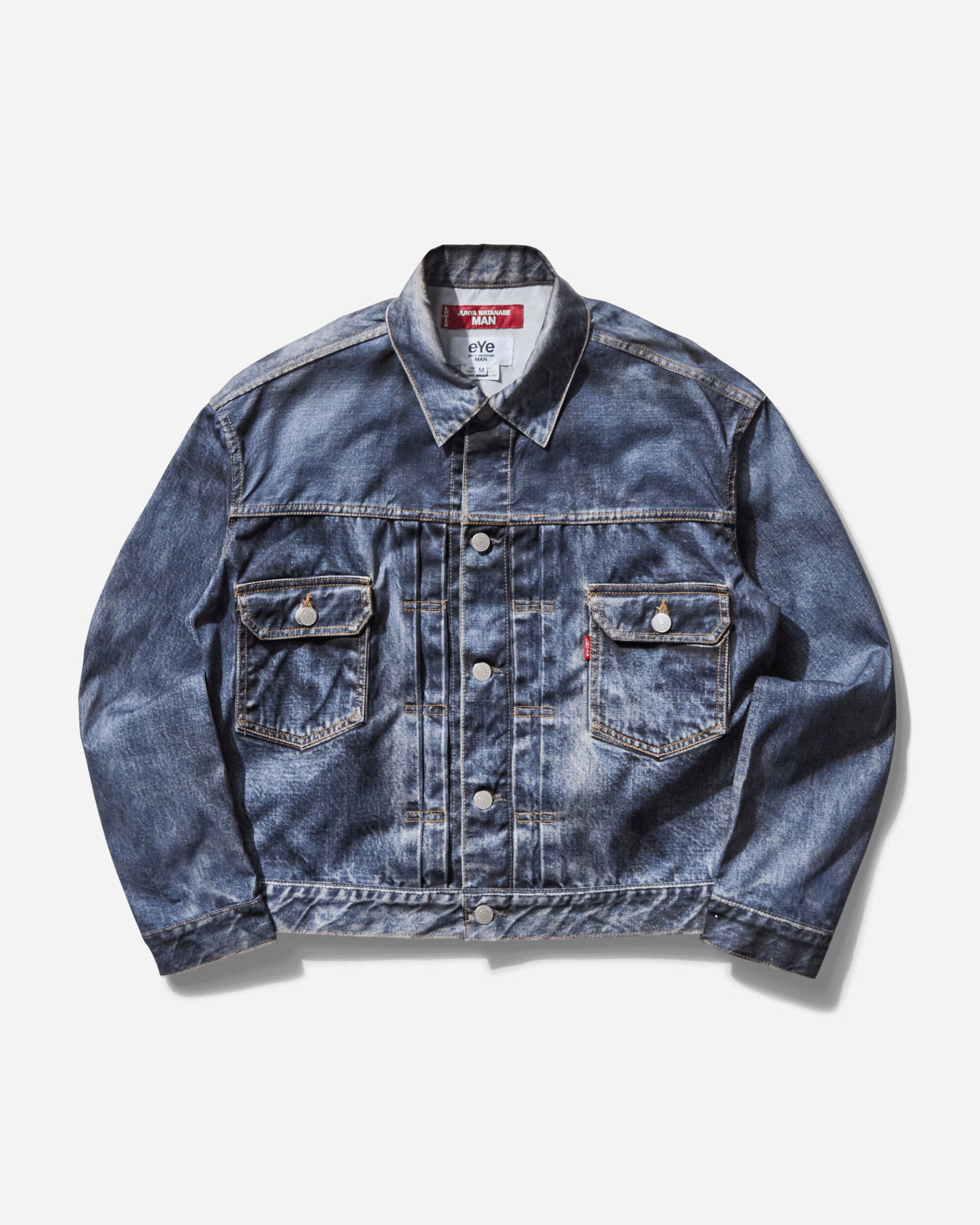 Яке Junya Watanabe BerBerJin Inkjet Printed Denim Jacket Синьо | WO-J910-100 001, 0