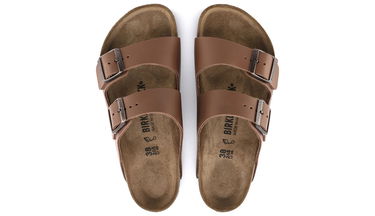 Кецове и обувки Birkenstock Arizona Natural Leather Regular Fit Кафяво | 1019019, 4