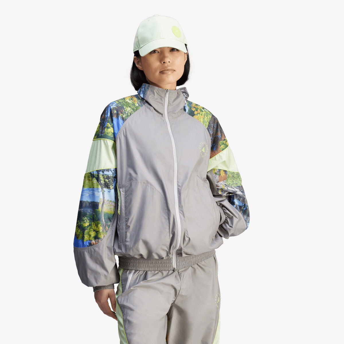 Яке adidas Originals Stella McCartney Track Jacket Сиво | JG5793, 0