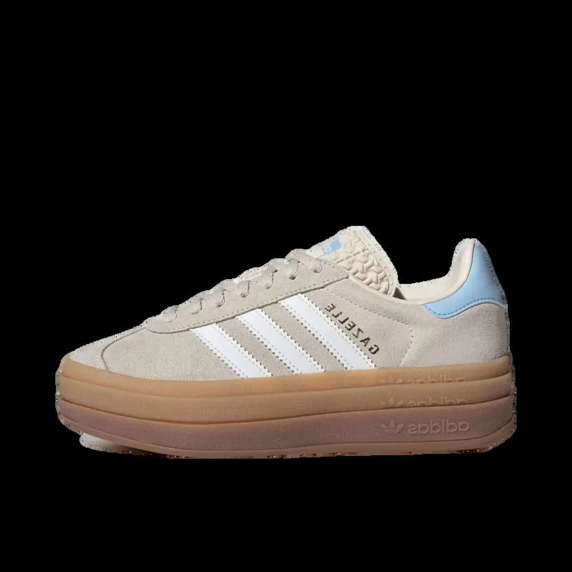 Кецове и обувки adidas Originals adidas Gazelle Bold GS Wonder White Clear Sky - US 5.5 Сиво | JH5540