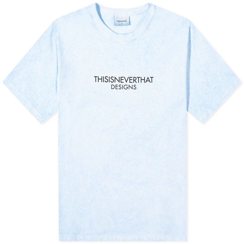 Тениска thisisneverthat Sprayed FR-Logo Тюркоазено | TN241TTSST23-WHT