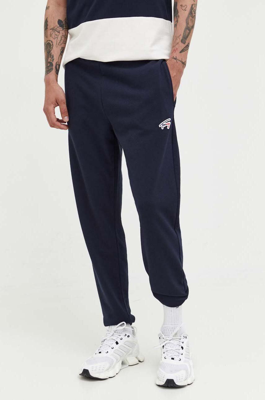Спортни панталони Tommy Hilfiger Signature Sweatpants Тъмно синьо | DM0DM16874, 0