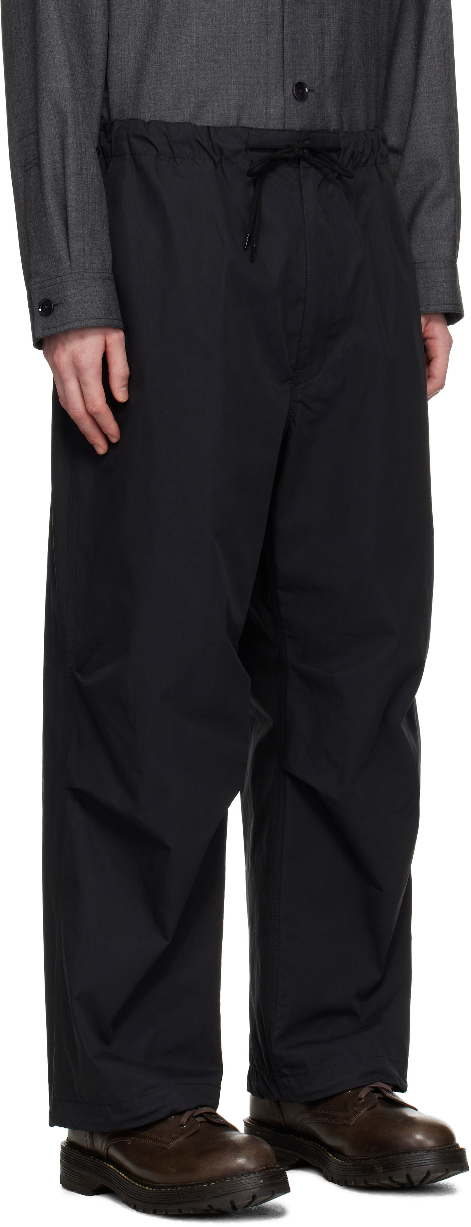 Панталони Comme des Garçons Homme Weather Trousers Черно | HO-P021-051, 1