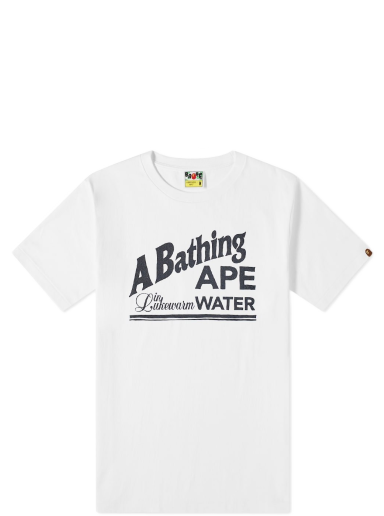 Тениска BAPE Archive Lukewarm Water Tee Бяло | 001TEI701005F-WHT