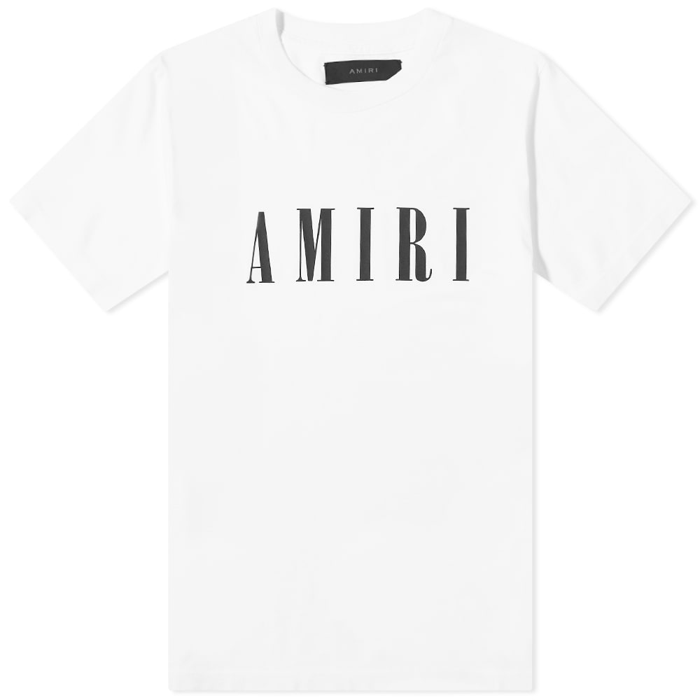 Тениска AMIRI Core Logo Tee Бяло | PXMJLT001-100, 0