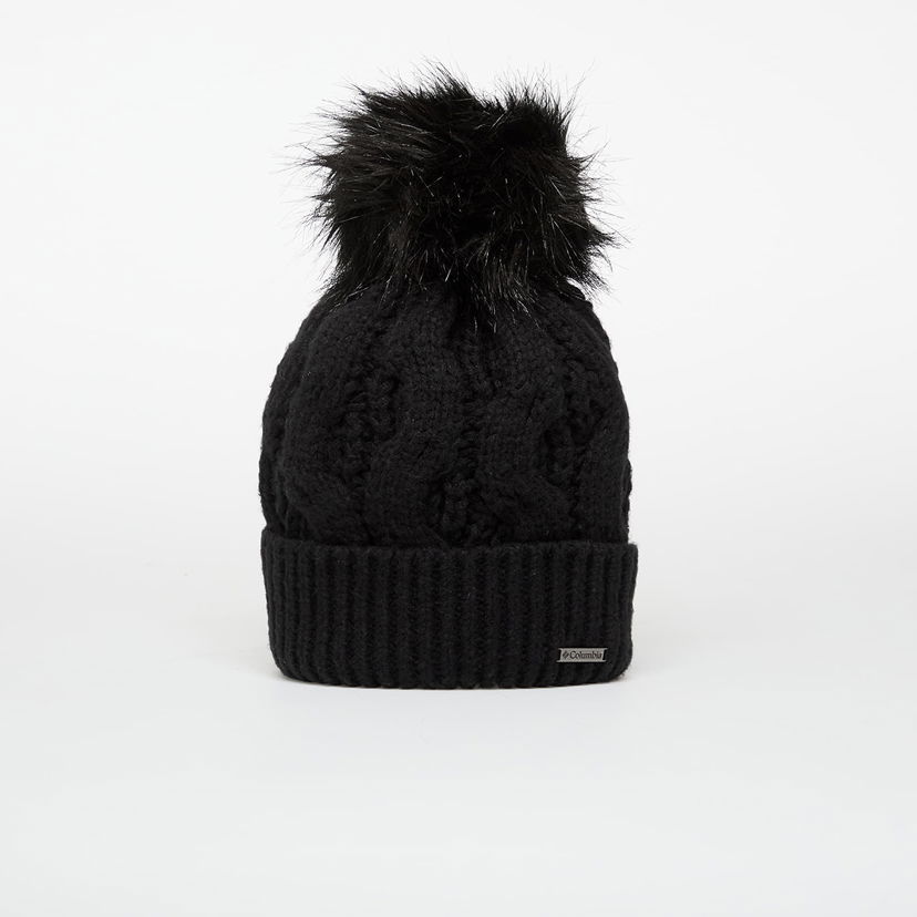 Шапка Columbia Boundless Days™ Cable Knit Pom Beanie Hat Universal Черно | 2092641010