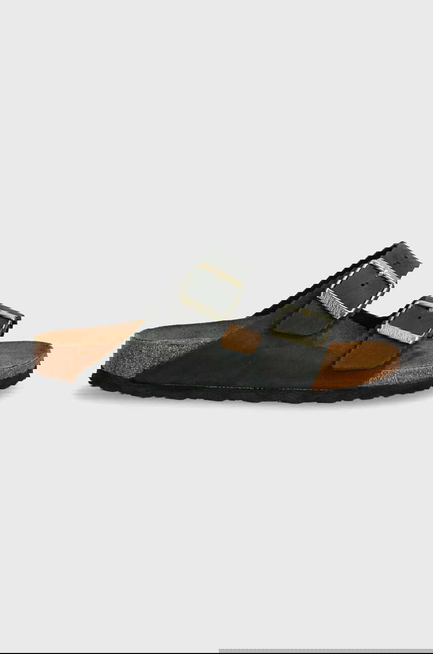 Кецове и обувки Birkenstock Birkenstock Arizona Nubuck Sandals Зелено | 1028030, 1