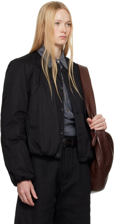 Яке бомбър LEMAIRE Lemaire Wadded Bomber Jacket Черно | OW1128 LF1207, 1