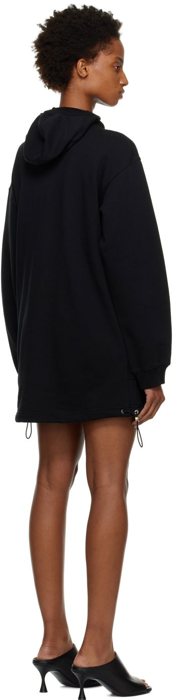Суитчър Dion Lee Interlock Mask Hoodie Dress Черно | C3079F22, 2